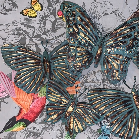 Metal Butterfly Wall Hanging - Picture 4 of 9